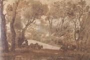 Claude Lorrain Pastoral Landscape (mk17) oil painting reproduction